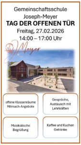 Unsere Türen sind für Euch geöffnet